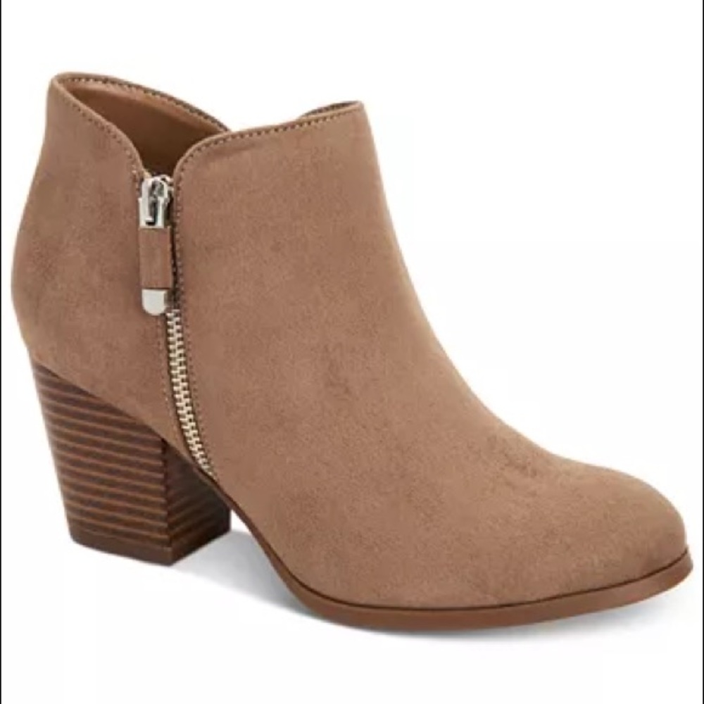 Taupe booties